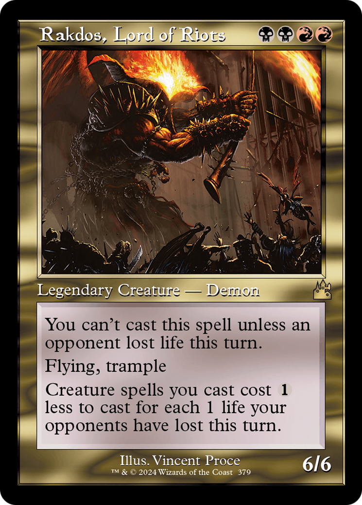 Rakdos, Lord of Riots (Retro Frame) [Ravnica Remastered] | Grognard Games