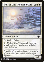 Wall of One Thousand Cuts [Mystery Booster] | Grognard Games