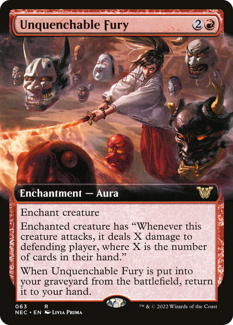 Unquenchable Fury (Extended) [Kamigawa: Neon Dynasty Commander] | Grognard Games