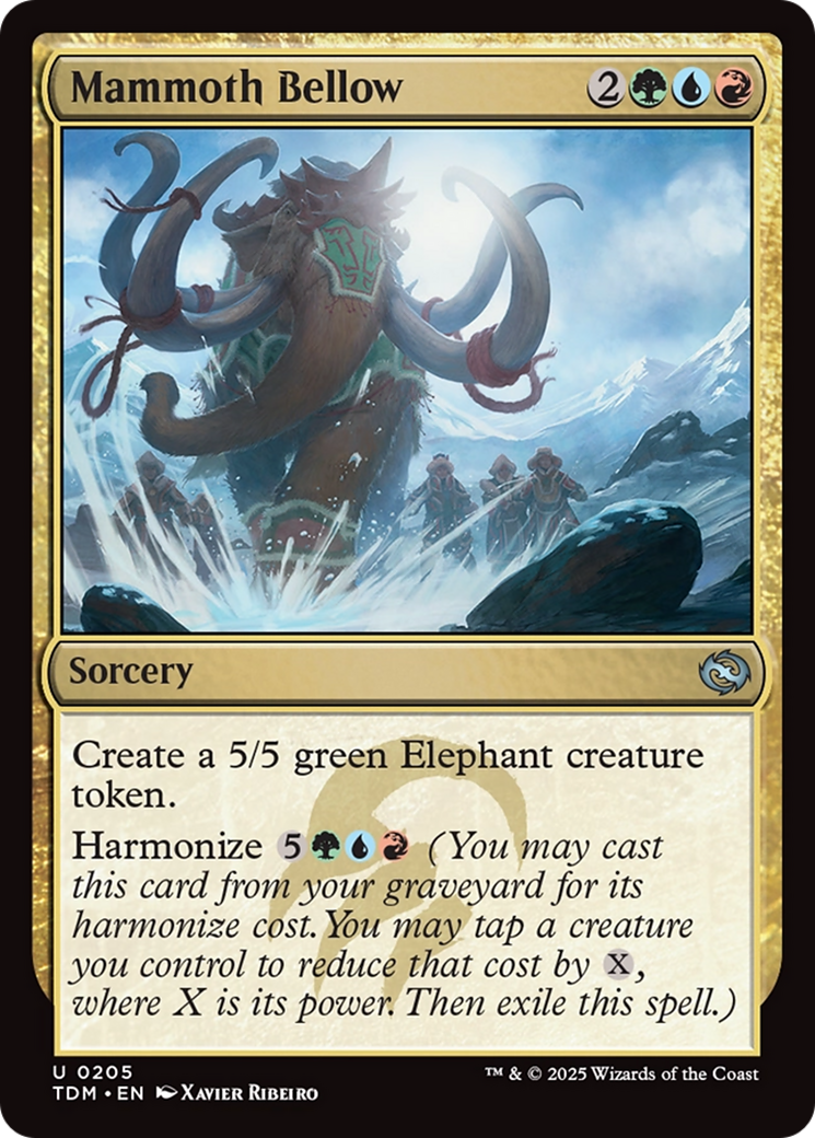 Mammoth Bellow [Tarkir: Dragonstorm] | Grognard Games