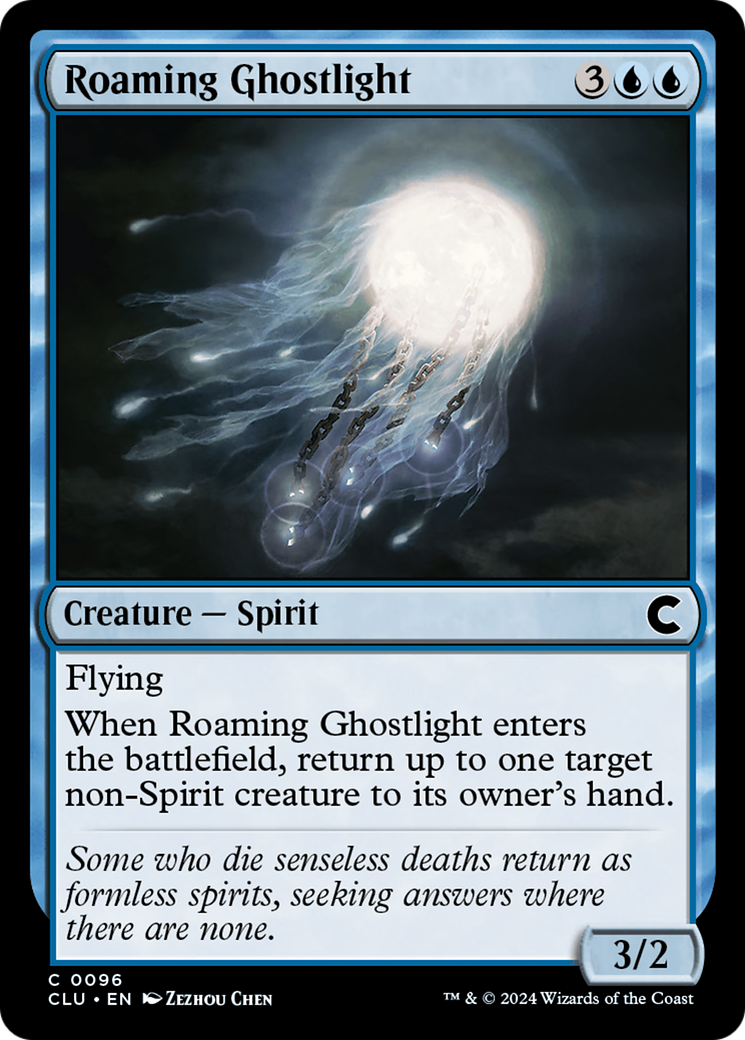 Roaming Ghostlight [Ravnica: Clue Edition] | Grognard Games
