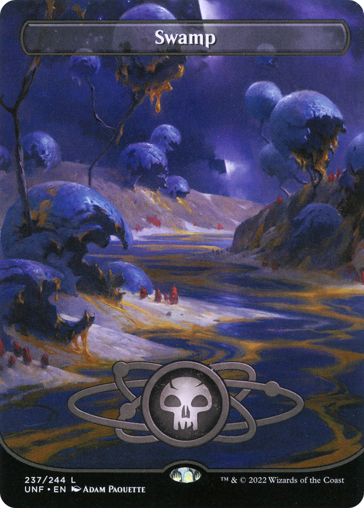 Swamp (237) (Planetary Space-ic Land) [Unfinity] | Grognard Games