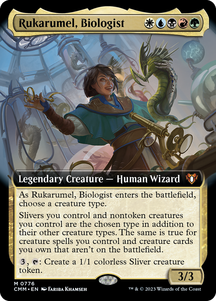 Rukarumel, Biologist (Extended Art) [Commander Masters] | Grognard Games