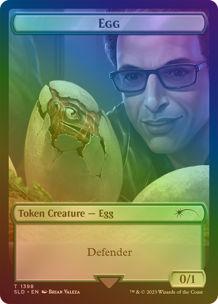 Egg Token (Rainbow Foil) [Secret Lair Drop Series] | Grognard Games