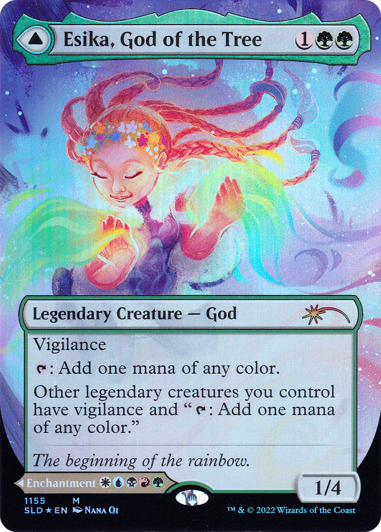 Esika, God of the Tree // The Prismatic Bridge (Borderless) [Secret Lair: From Cute to Brute] | Grognard Games