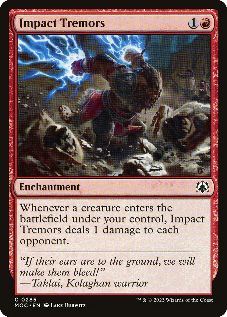 Impact Tremors [March of the Machine Commander] | Grognard Games
