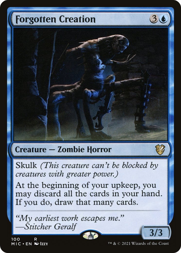 Forgotten Creation [Innistrad: Midnight Hunt Commander] | Grognard Games
