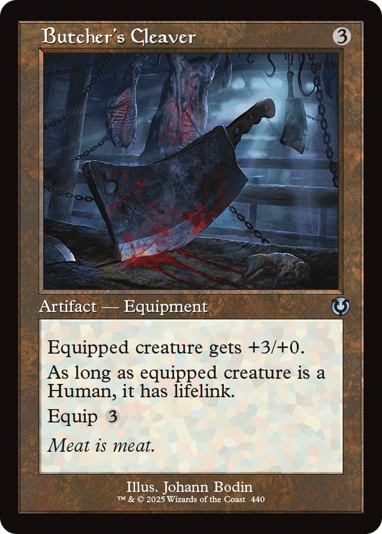 Butcher's Cleaver (Retro Frame) [Innistrad Remastered] | Grognard Games
