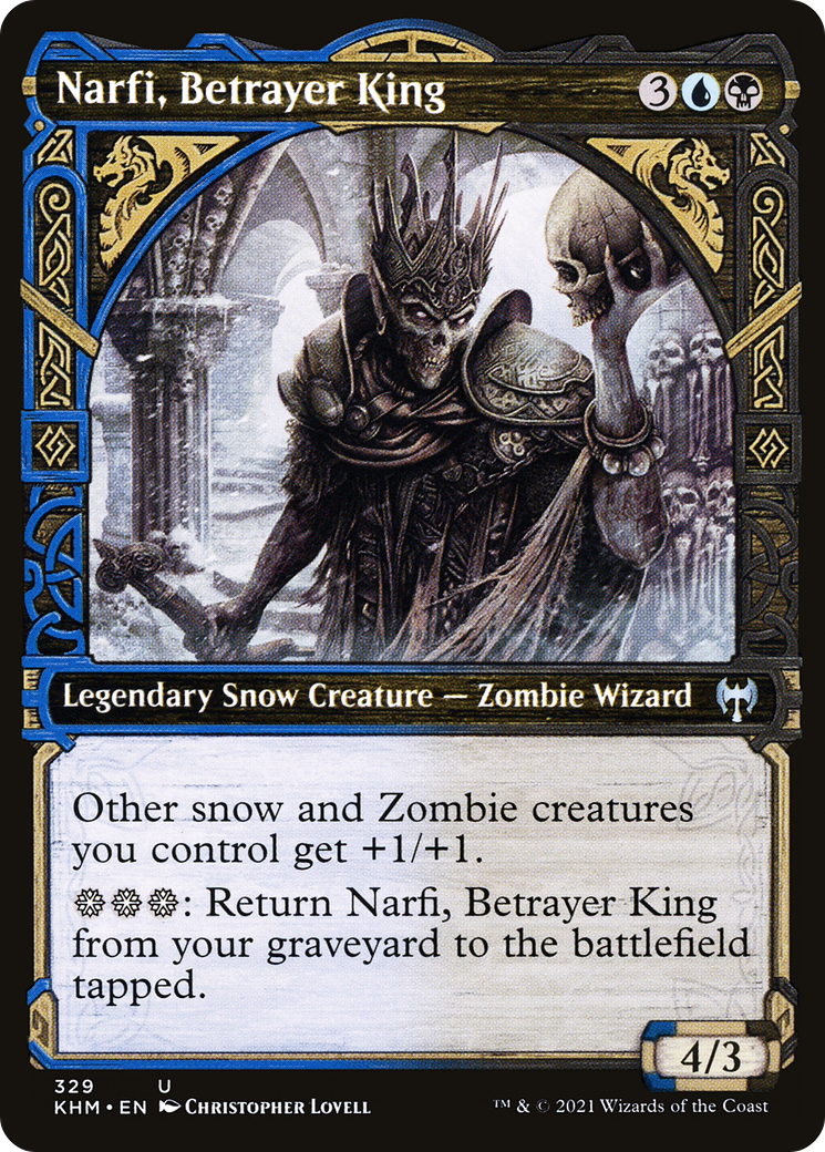 Narfi, Betrayer King (Showcase) [Kaldheim] | Grognard Games