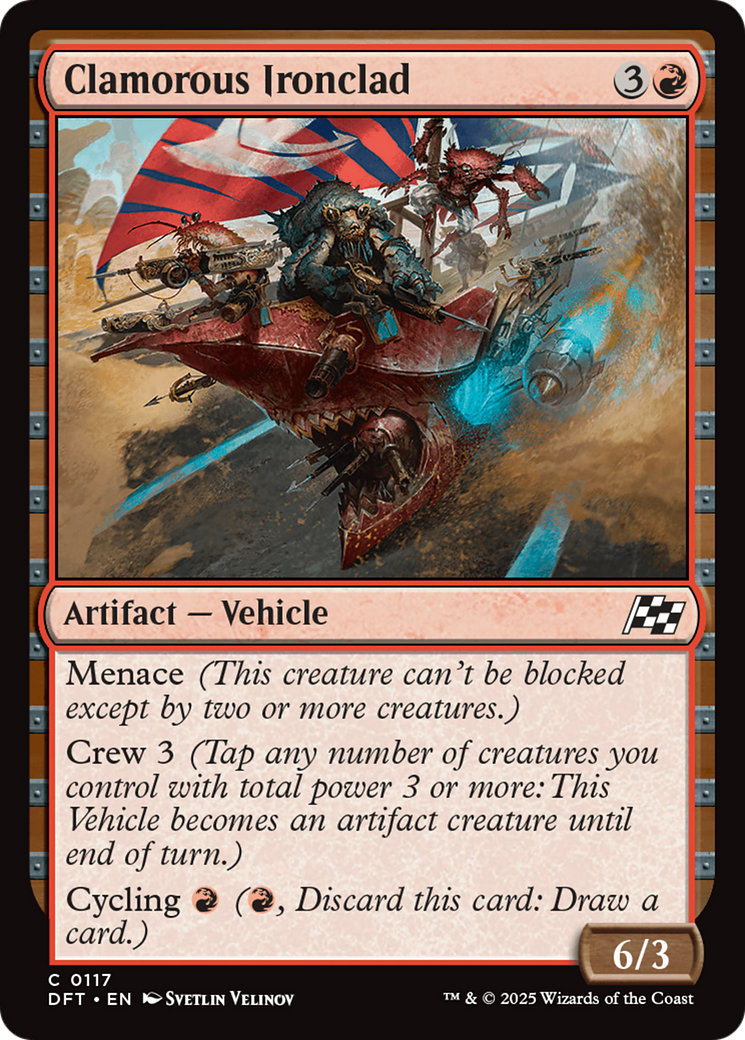 Clamorous Ironclad [Aetherdrift] | Grognard Games