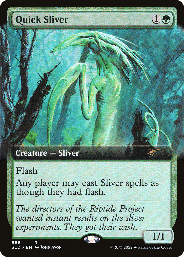 Quick Sliver (Extended Art) [Secret Lair Drop Promos] | Grognard Games