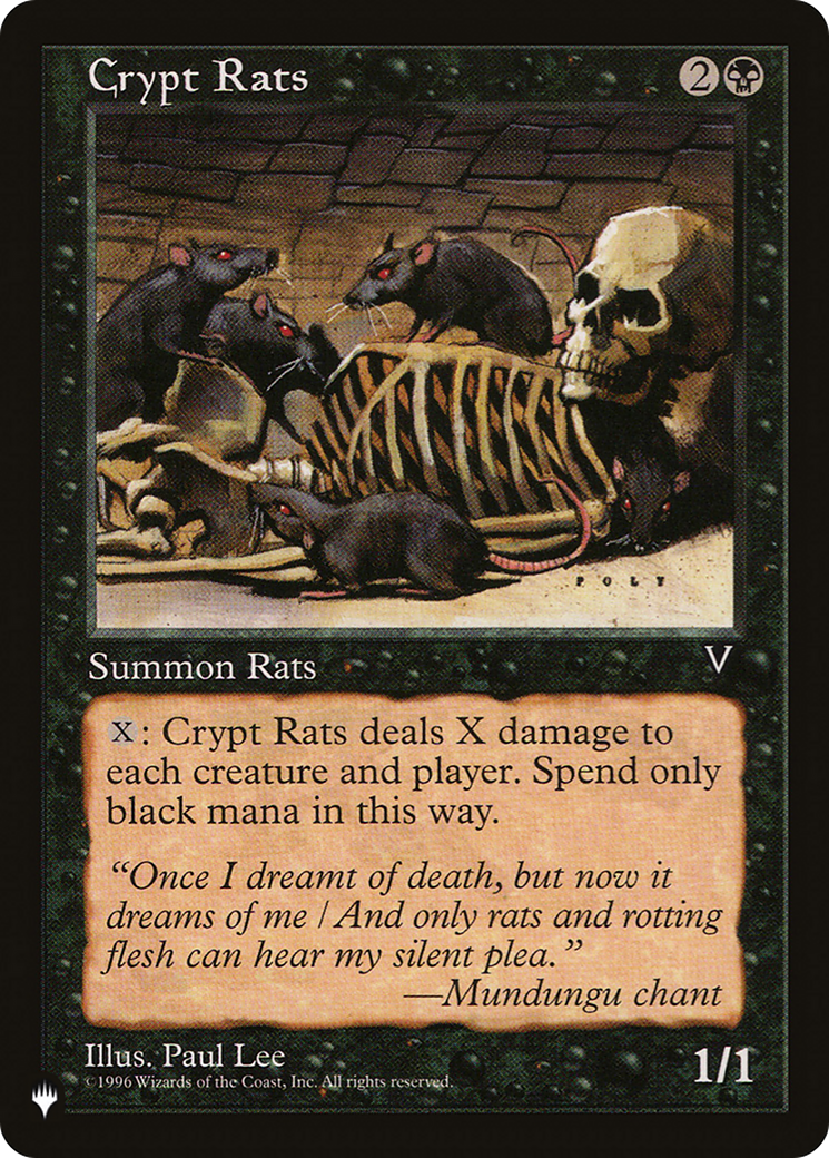 Crypt Rats [The List] | Grognard Games