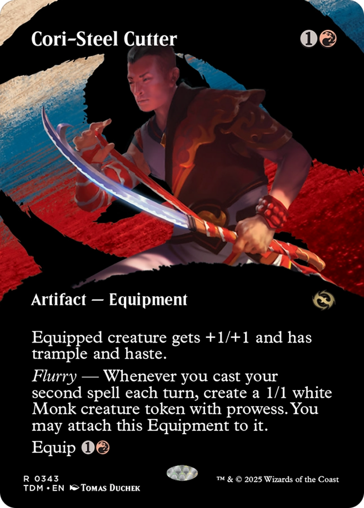 Cori-Steel Cutter (Borderless) [Tarkir: Dragonstorm] | Grognard Games