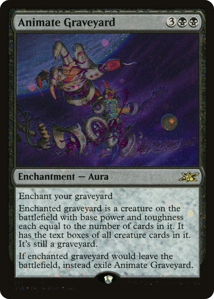 Animate Graveyard (Galaxy Foil) [Unfinity] | Grognard Games