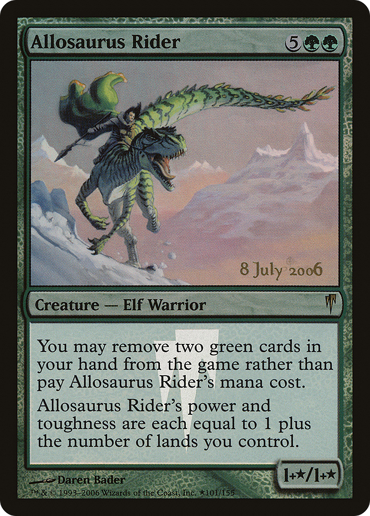 Allosaurus Rider [Coldsnap Promos] | Grognard Games