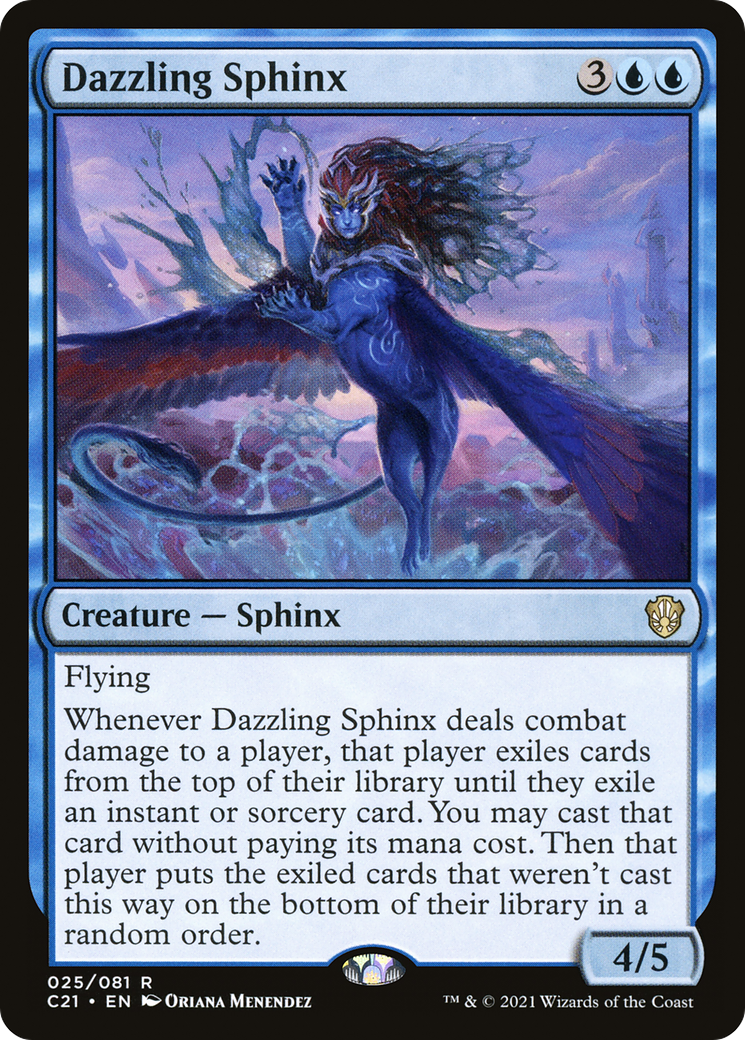 Dazzling Sphinx [Commander 2021] | Grognard Games