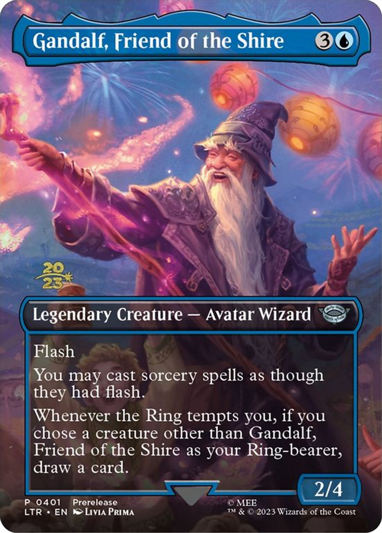 Gandalf, Friend of the Shire [The Lord of the Rings: Tales of Middle-Earth Prerelease Promos] | Grognard Games