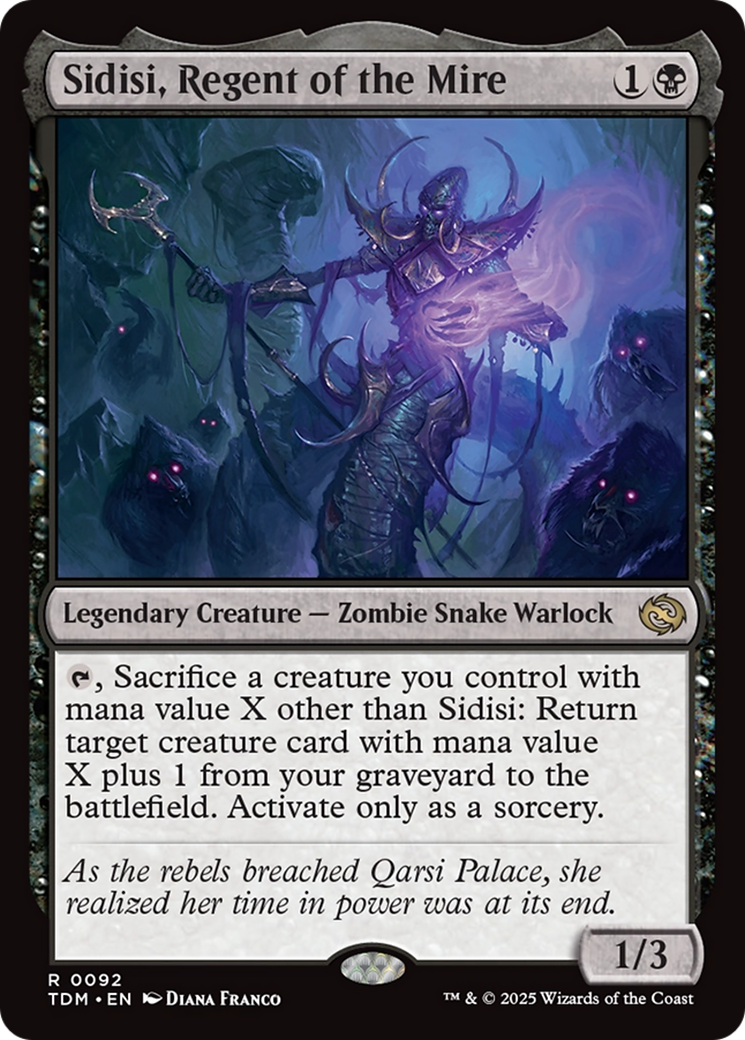 Sidisi, Regent of the Mire [Tarkir: Dragonstorm] | Grognard Games