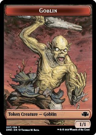 Goblin // Bird Double-Sided Token (DMR-7 // 1) - Dominaria Remastered Foil | Grognard Games