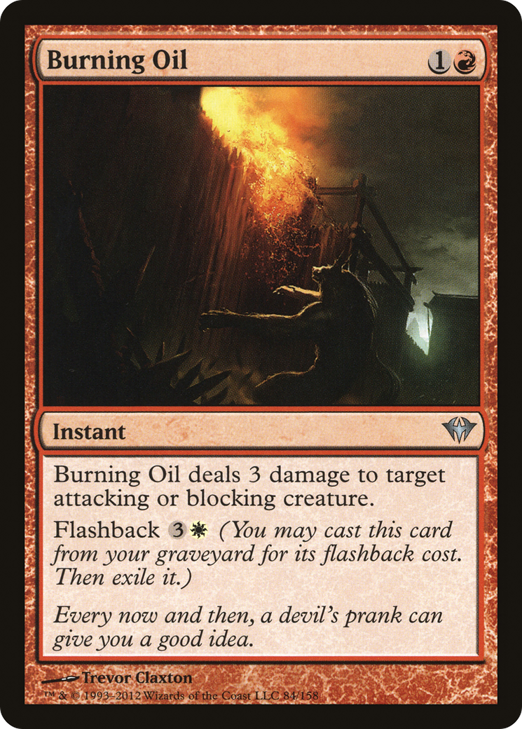 Burning Oil [Dark Ascension] | Grognard Games