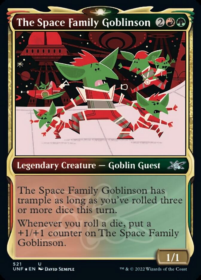 The Space Family Goblinson (Showcase) (Galaxy Foil) [Unfinity] | Grognard Games