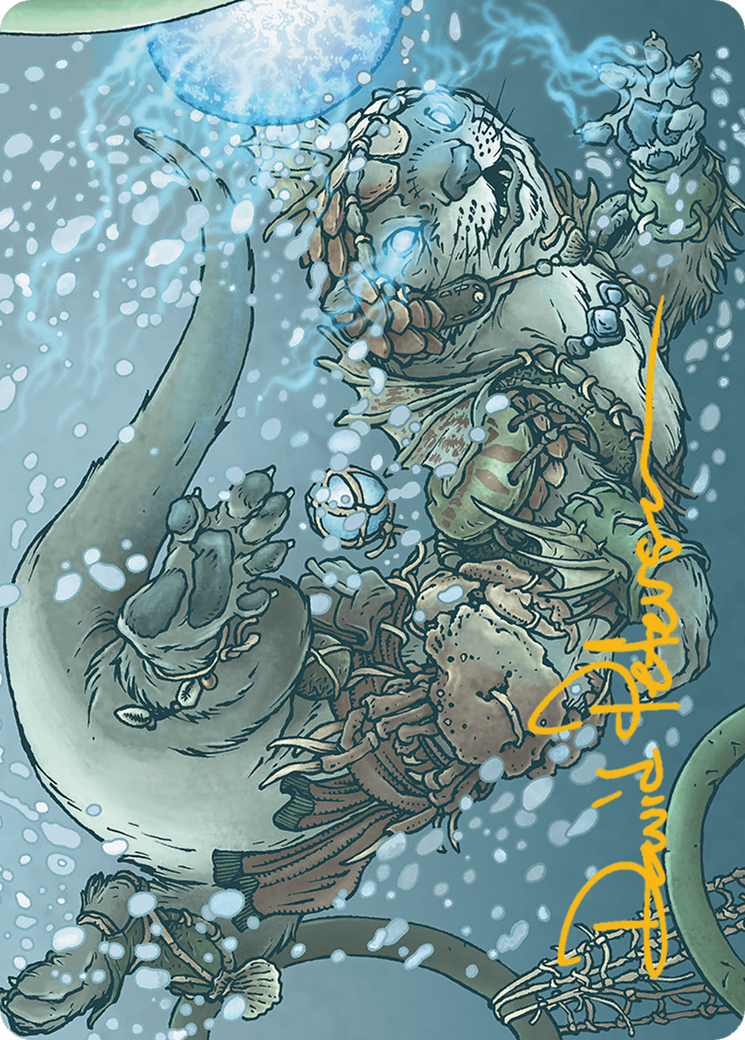 Kitsa, Otterball Elite Art Card (Gold-Stamped Signature) [Bloomburrow Art Series] | Grognard Games