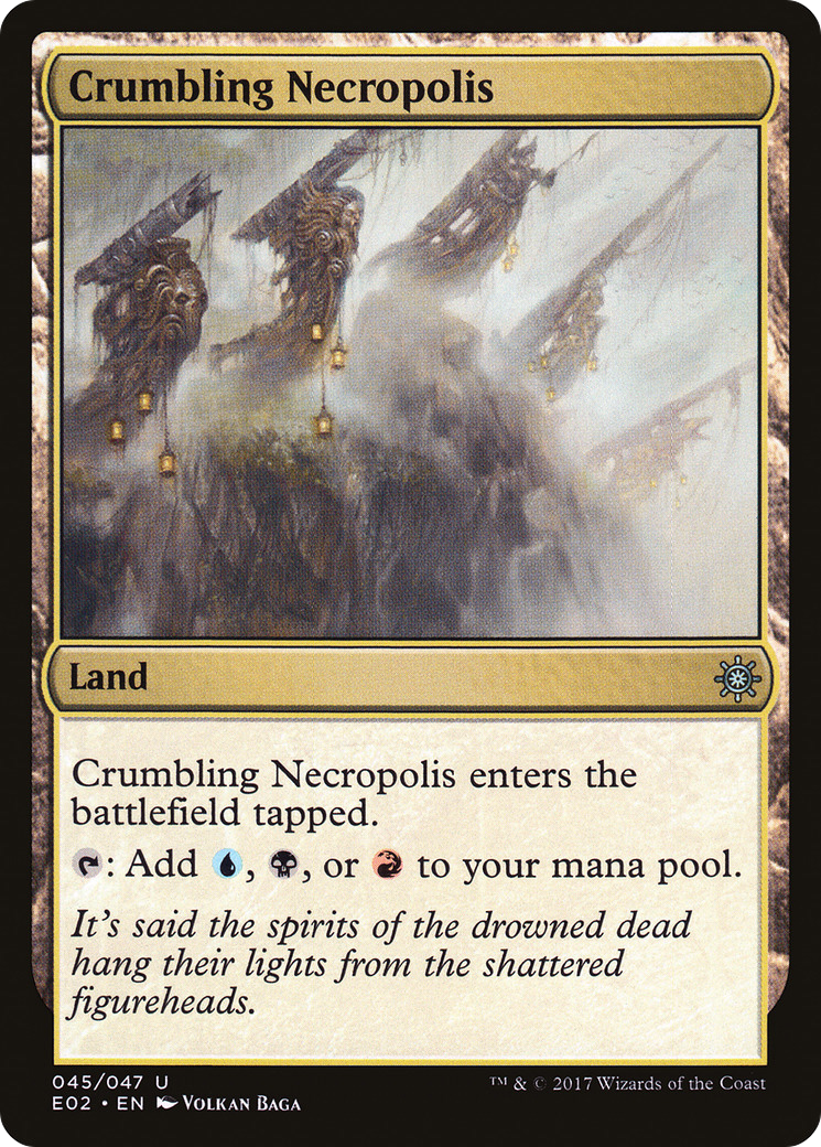 Crumbling Necropolis [Explorers of Ixalan] | Grognard Games