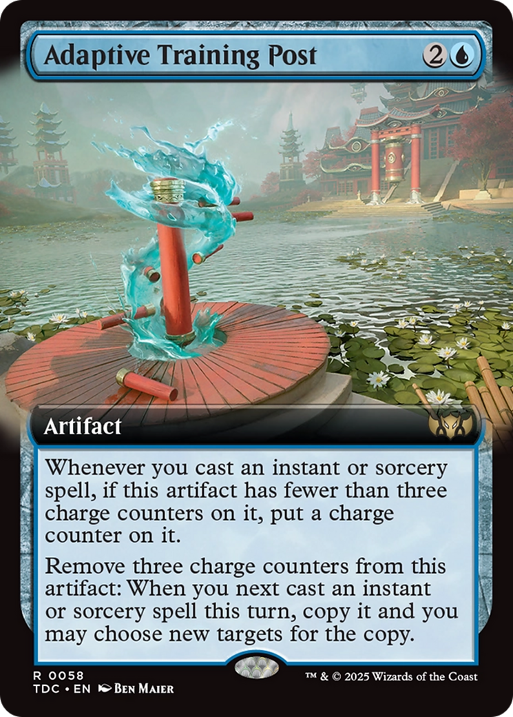 Adaptive Training Post (Extended Art) [Tarkir: Dragonstorm Commander] | Grognard Games