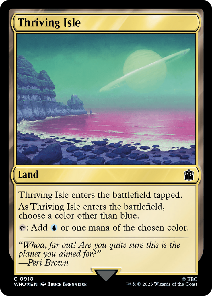 Thriving Isle (Surge Foil) [Doctor Who] | Grognard Games
