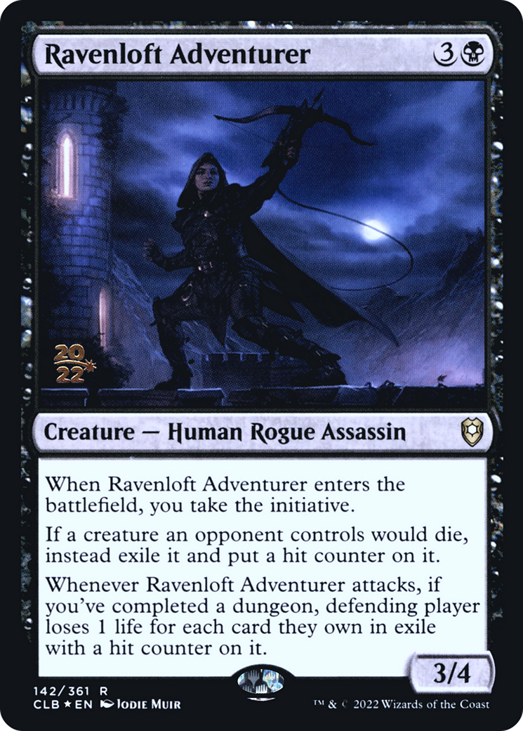 Ravenloft Adventurer [Commander Legends: Battle for Baldur's Gate Prerelease Promos] | Grognard Games