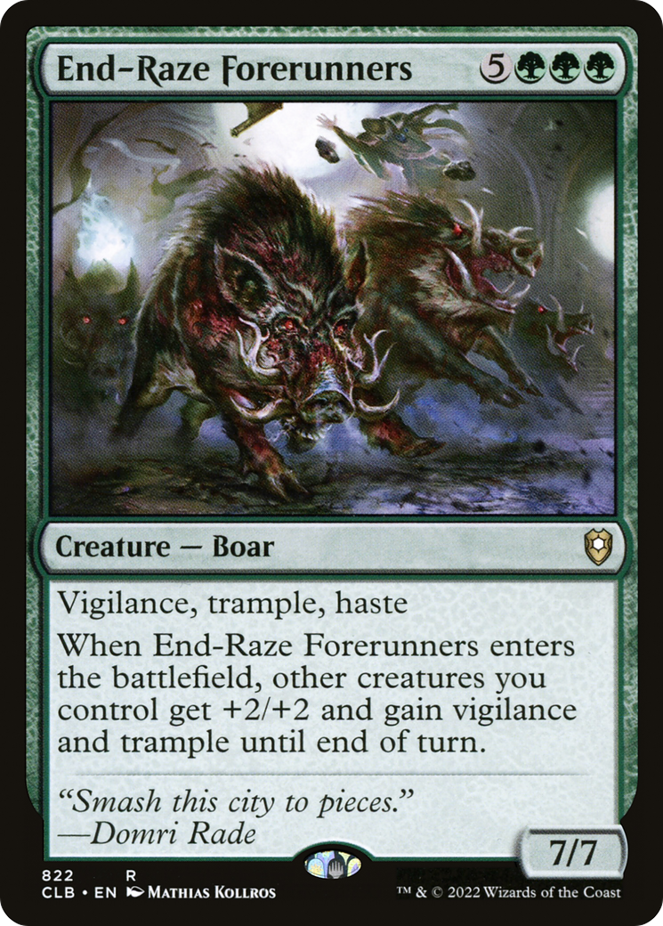 End-Raze Forerunners [Commander Legends: Battle for Baldur's Gate] | Grognard Games