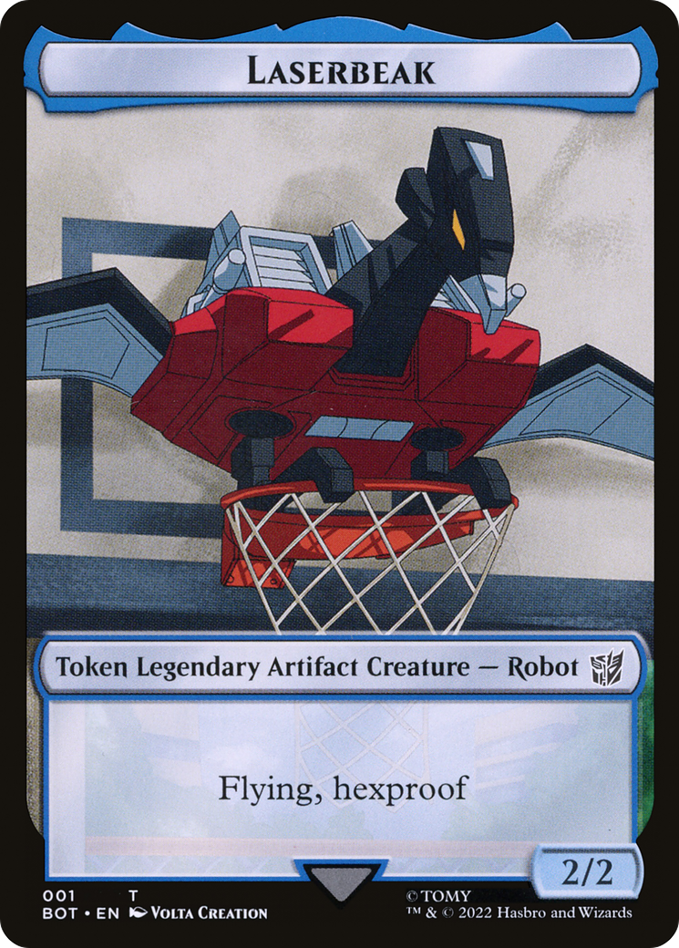 Laserbeak (BOT-001) - Transformers Tokens Foil | Grognard Games