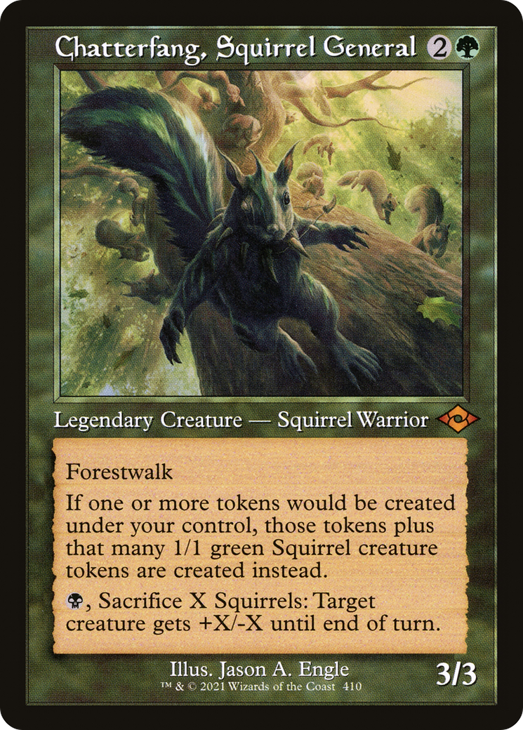 Chatterfang, Squirrel General (Retro) [Modern Horizons 2] | Grognard Games
