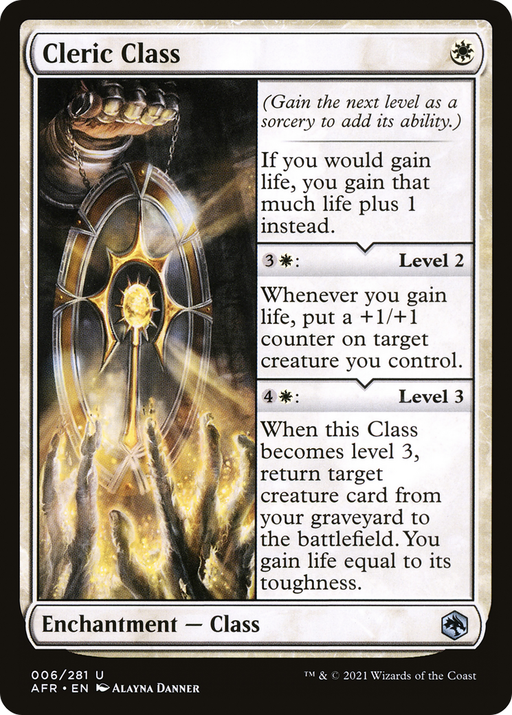 Cleric Class [Dungeons & Dragons: Adventures in the Forgotten Realms] | Grognard Games