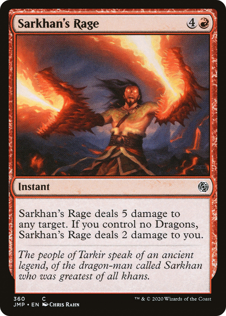 Sarkhan's Rage [Jumpstart] | Grognard Games