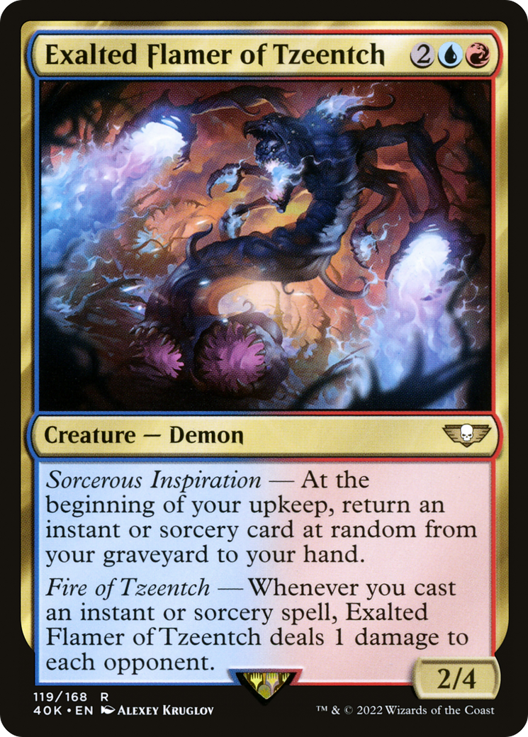 Exalted Flamer of Tzeentch [Universes Beyond: Warhammer 40,000] | Grognard Games