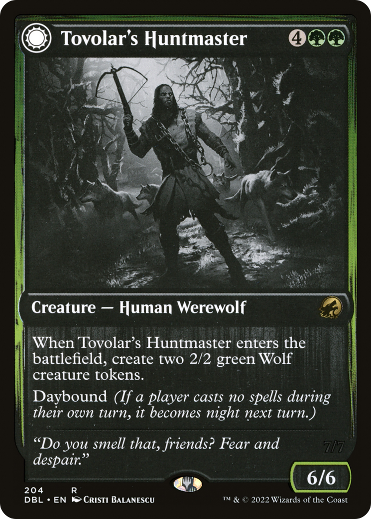 Tovolar's Huntmaster // Tovolar's Packleader [Innistrad: Double Feature] | Grognard Games