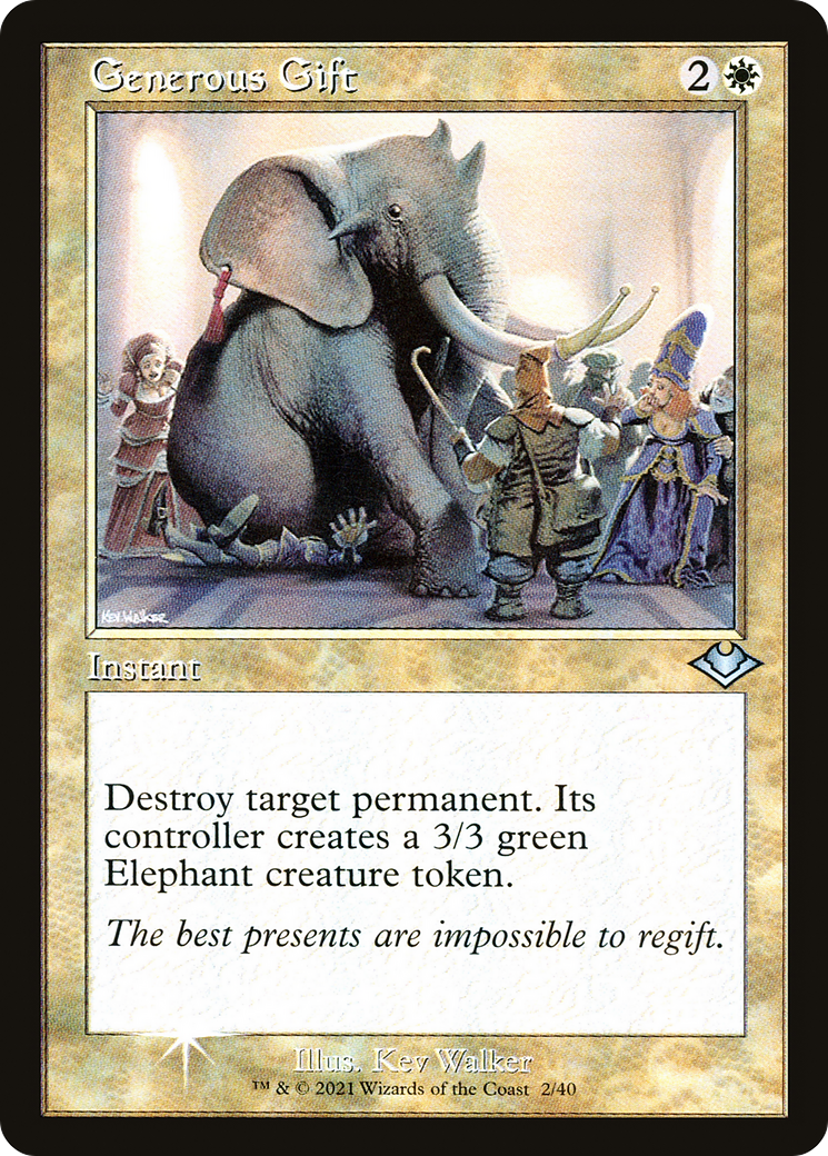 Generous Gift (Retro) [Modern Horizons] | Grognard Games