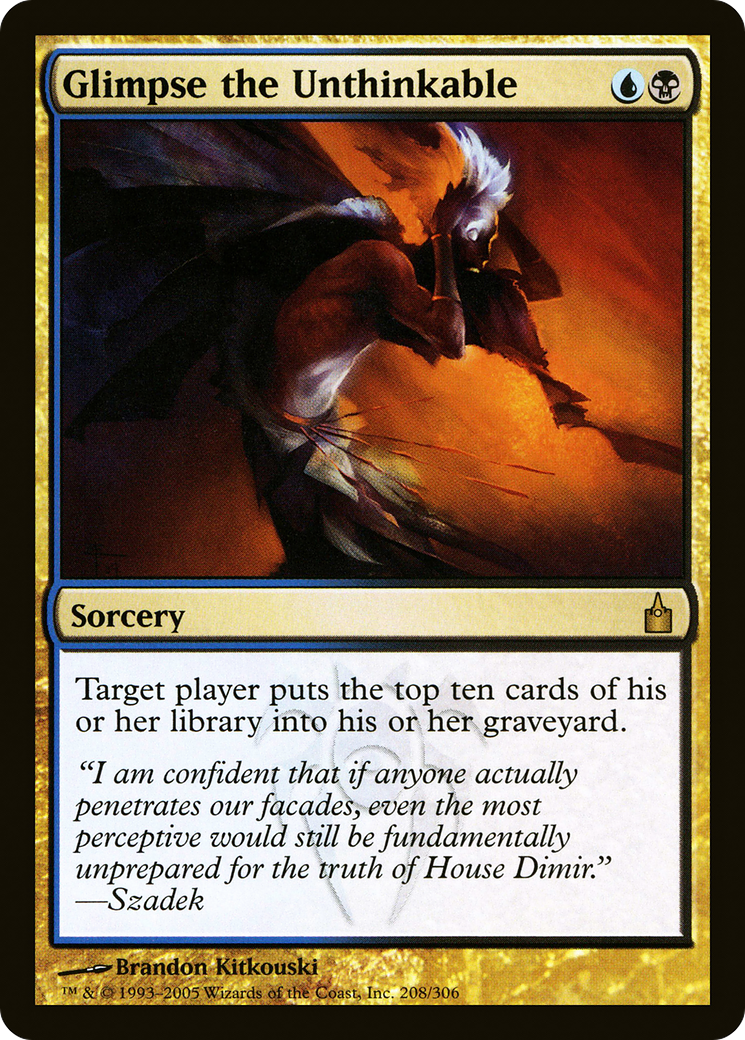 Glimpse the Unthinkable [Ravnica: City of Guilds] | Grognard Games