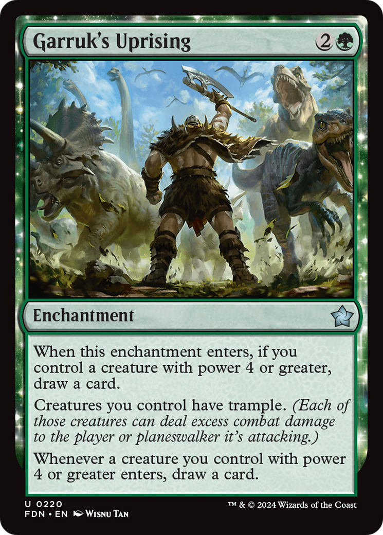 Garruk's Uprising [Foundations] | Grognard Games