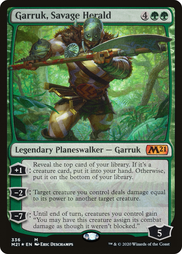Garruk, Savage Herald [Core Set 2021] | Grognard Games