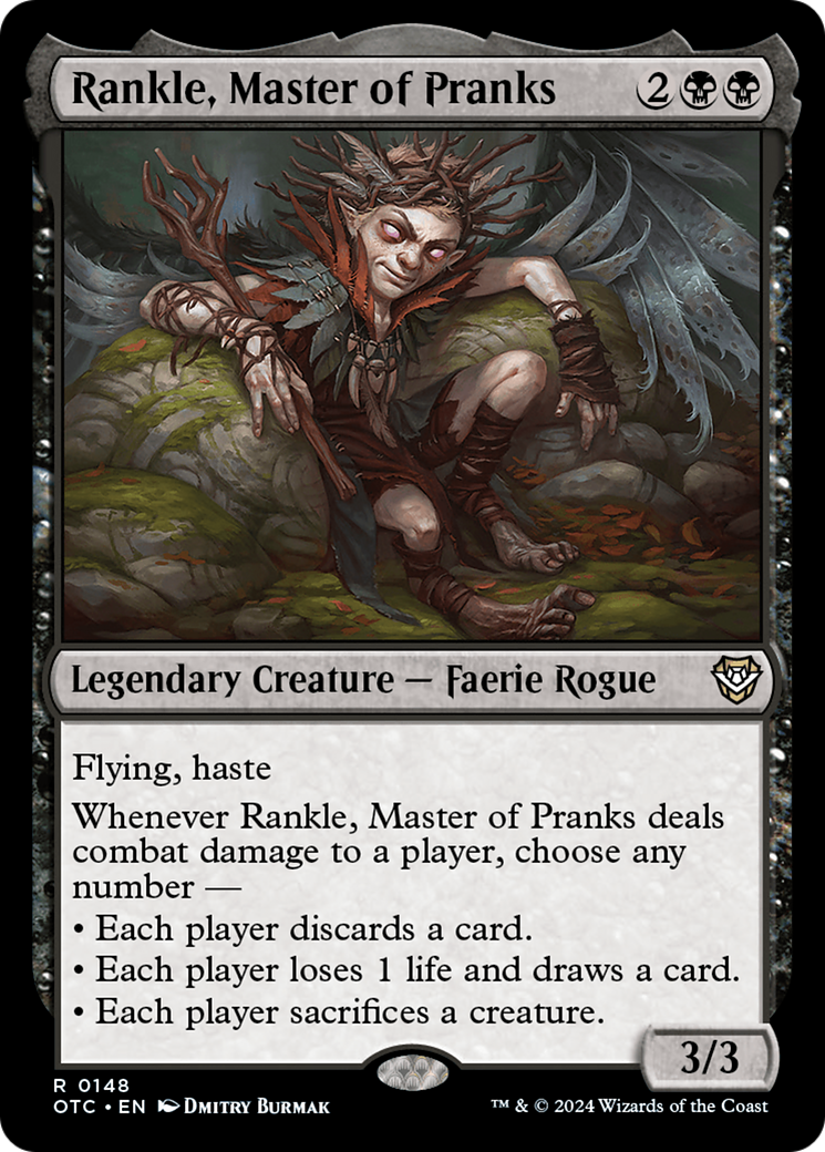 Rankle, Master of Pranks [Outlaws of Thunder Junction Commander] | Grognard Games