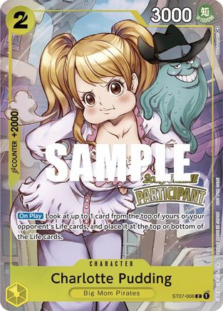 Charlotte Pudding (Online Regional 2023) [Participant] (ST07-008) - One Piece Promotion Cards Foil | Grognard Games