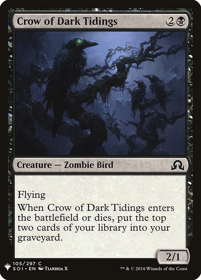 Crow of Dark Tidings [Mystery Booster] | Grognard Games