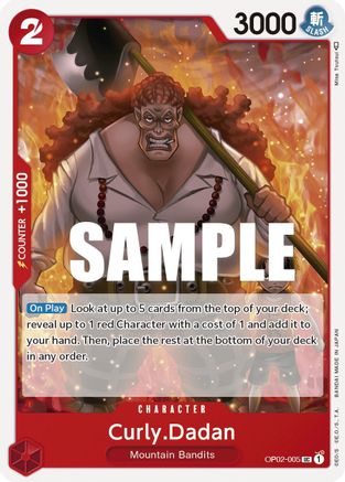 Curly.Dadan (OP02-005) - Paramount War | Grognard Games