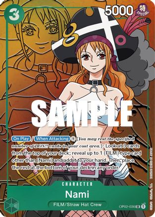 Nami (Alternate Art) (OP02-036) - Paramount War Foil | Grognard Games