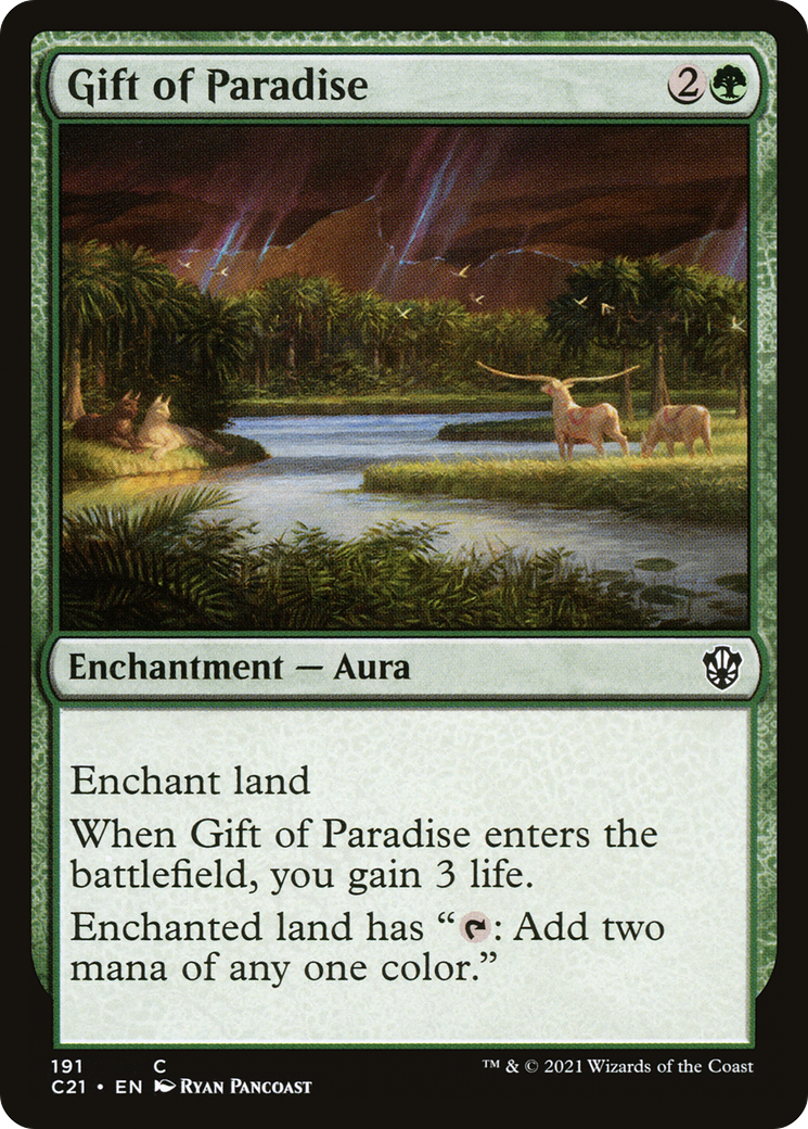 Gift of Paradise [Commander 2021] | Grognard Games