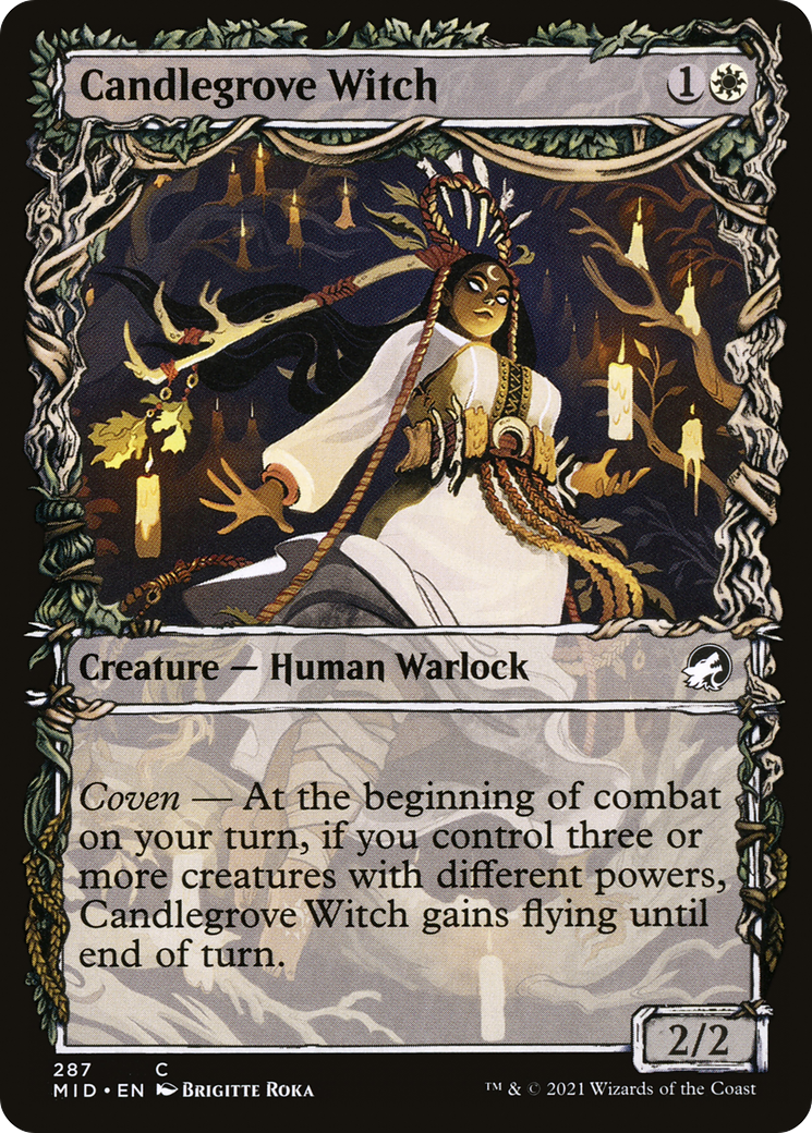 Candlegrove Witch (Showcase Equinox) [Innistrad: Midnight Hunt] | Grognard Games