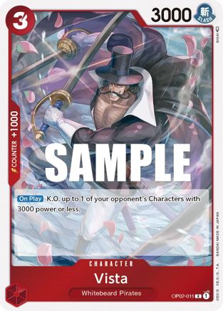 Vista (OP02-011) - Paramount War Foil | Grognard Games