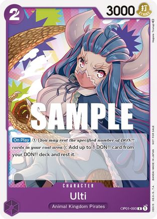 Ulti (Promotion Pack 2023) (OP01-093) - One Piece Promotion Cards | Grognard Games